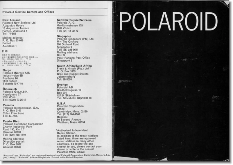 Página nº 1 - Manual de usuario Polaroid Instant 30