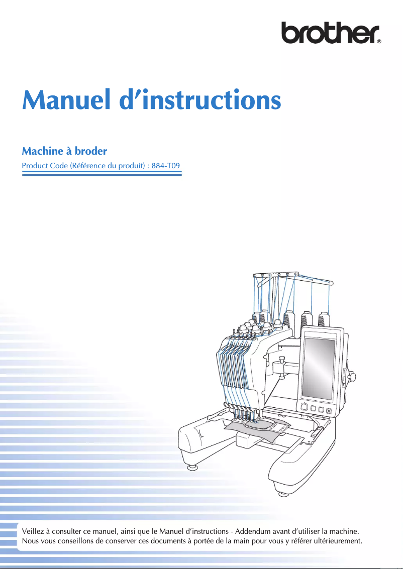 Página 1 del manual Manual de usuario Brother PR-655