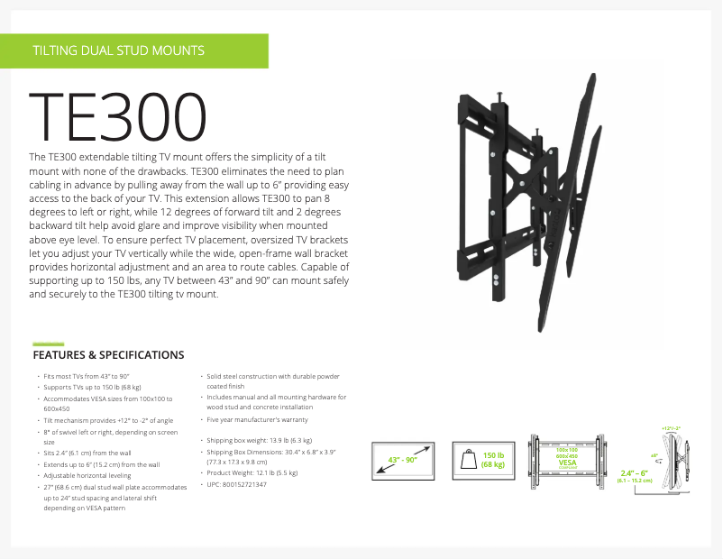 Imagen de la primera página del manual del dispositivo TE300