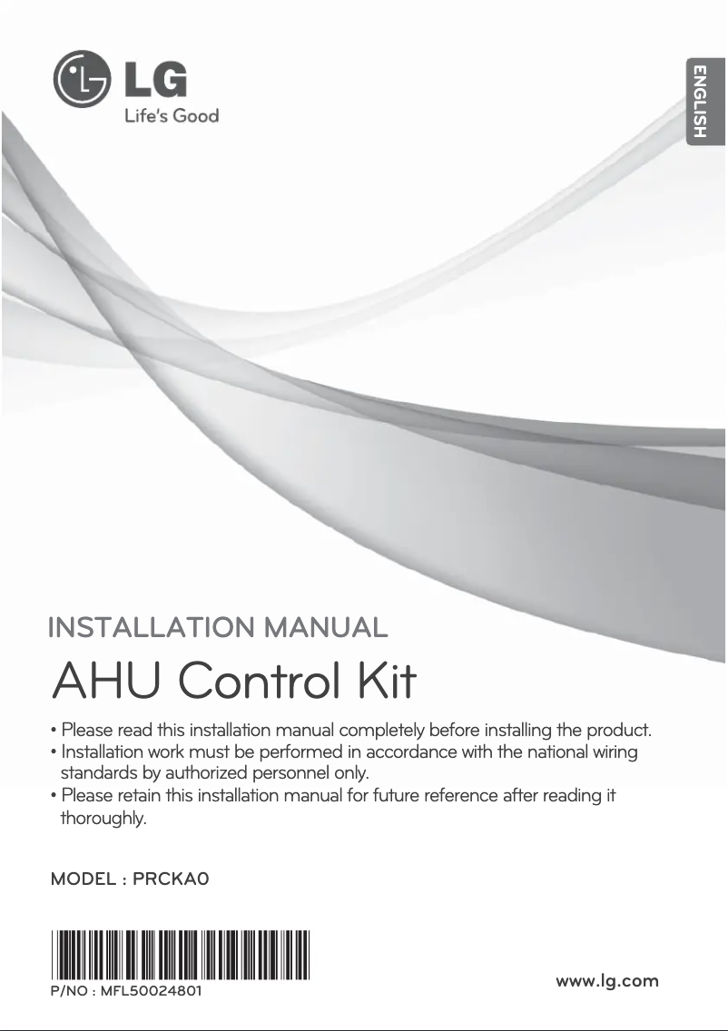 Página nº 1 - Manual de usuario LG PRCKA0