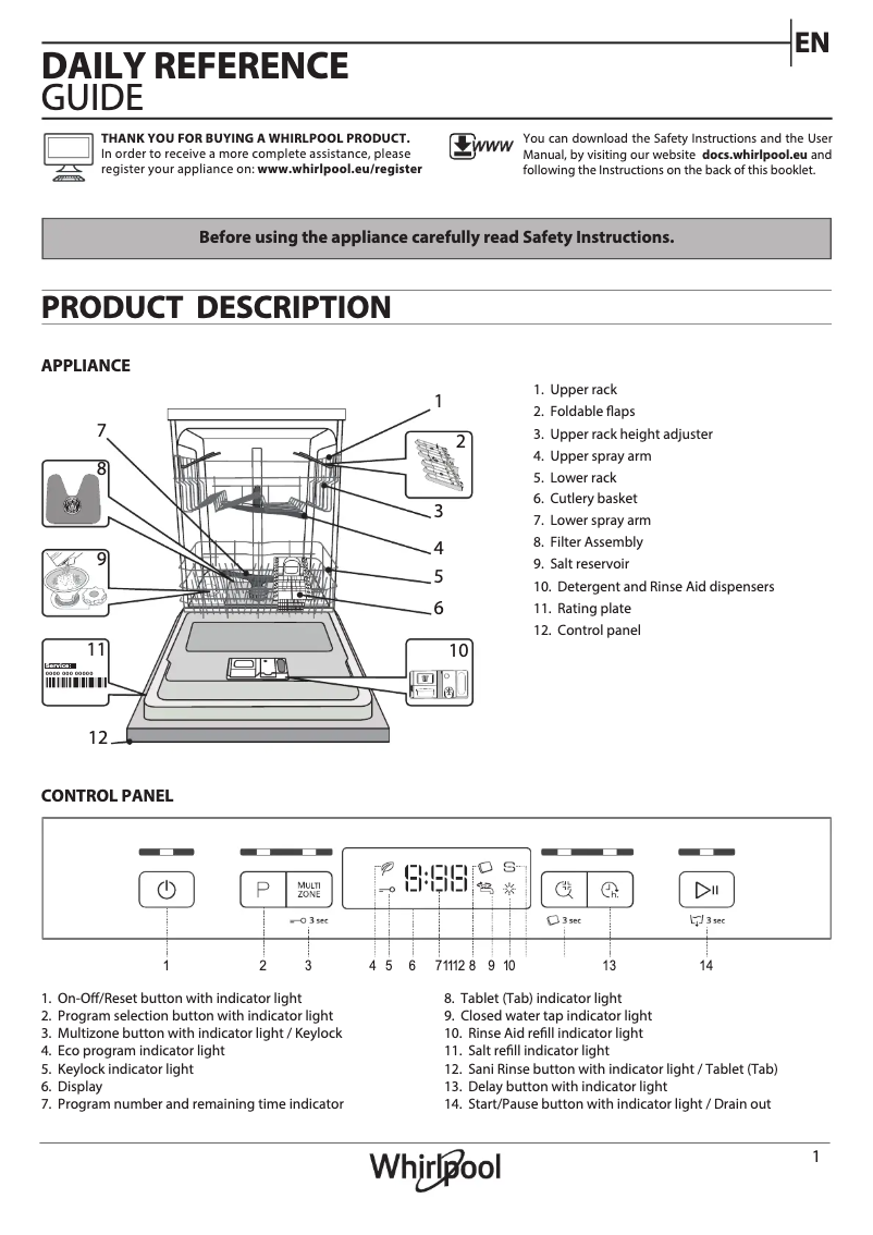 Imagen de la primera página del manual del dispositivo OWFC 3C26