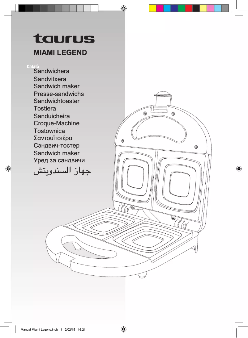 Página 1 del manual Manual de usuario Taurus Miami Legend