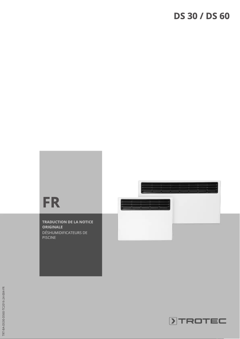 Imagen de la primera página del manual del dispositivo DS 30