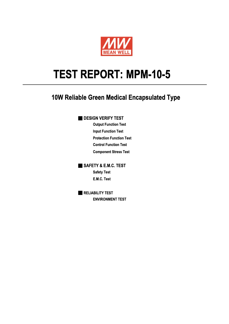 Página nº 1 - Ficha técnica Mean Well MPM-10-5