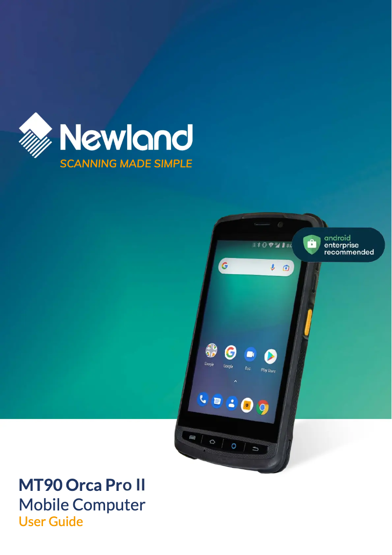 Imagen de la primera página del manual del dispositivo MT90 Orca Pro II