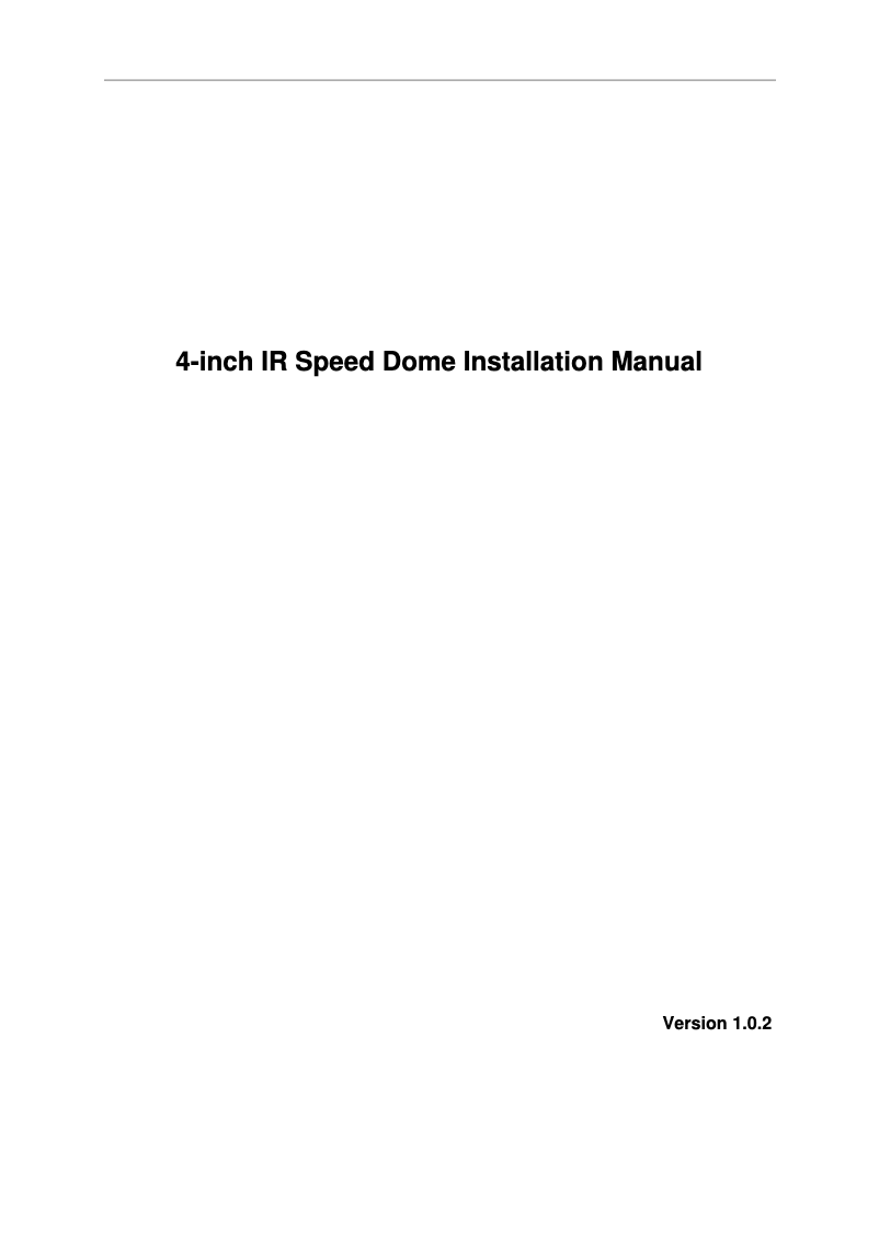 Página 1 del manual Manual de usuario Dahua Technology Lite SD49225I-HC-S3