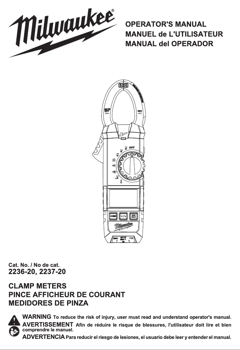 Imagen de la primera página del manual del dispositivo 2236-20