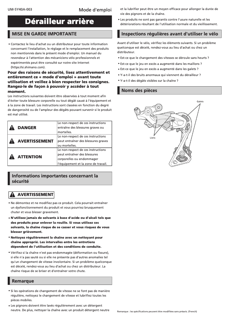Imagen de la primera página del manual del dispositivo RD-4700-SS