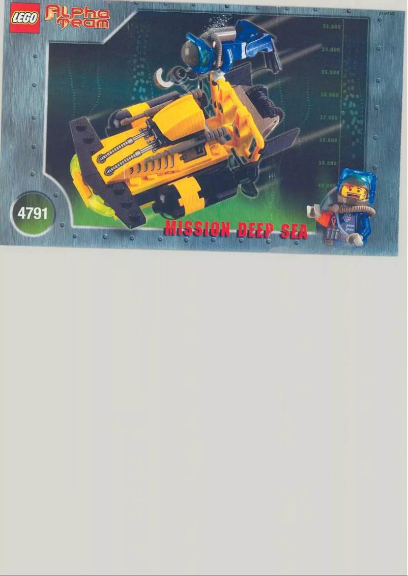 Imagen de la primera página del manual del dispositivo Alpha Team 4791