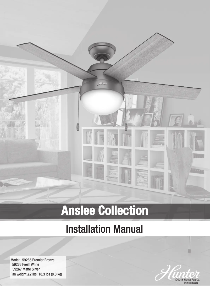 Imagen de la primera página del manual del dispositivo Anslee 59266