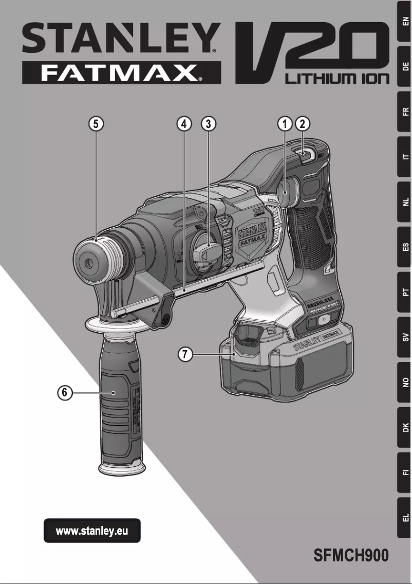 Imagen de la primera página del manual del dispositivo Fatmax SFMCH900