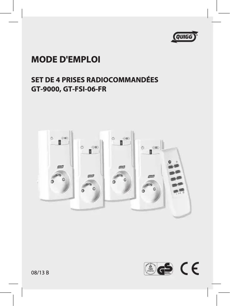 Página nº 1 - Manual de usuario Quigg GT-FSI-06