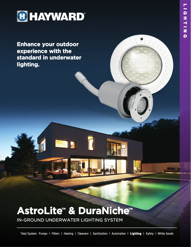Página 1 del manual Manual de usuario Hayward Spa AstroLite II