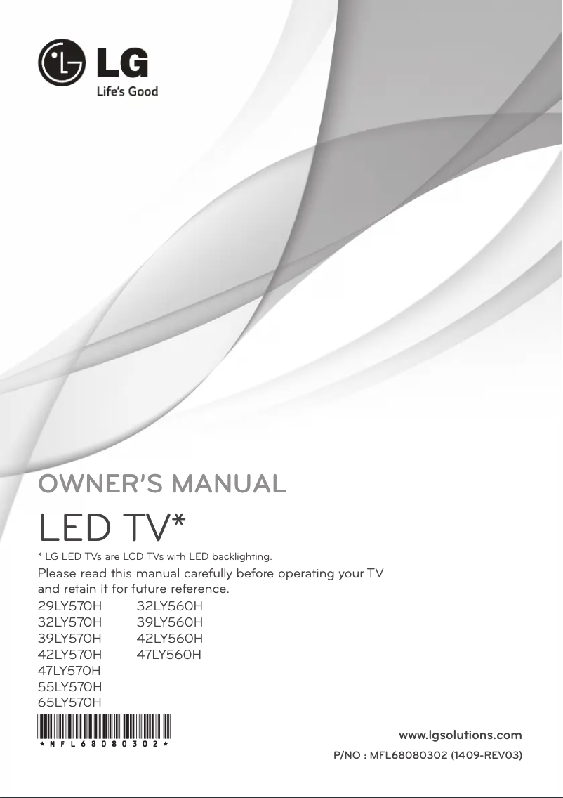 Página nº 1 - Manual de usuario LG 55LY570H