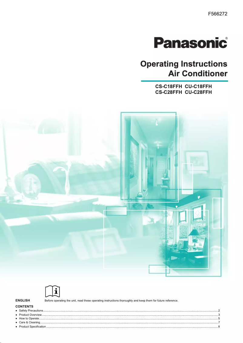 Imagen de la primera página del manual del dispositivo CS-C18FFH