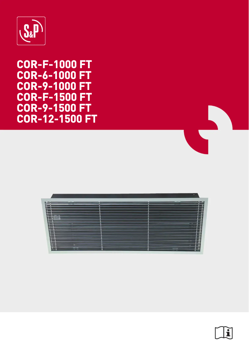 Página 1 del manual Manual de usuario Soler & Palau COR-9-1500 FT