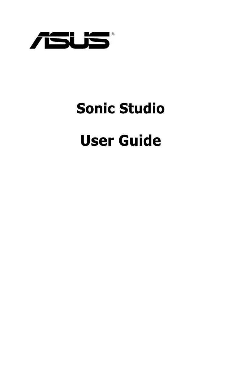 Página nº 1 - Manual de usuario Asus Xonar U7 MKII