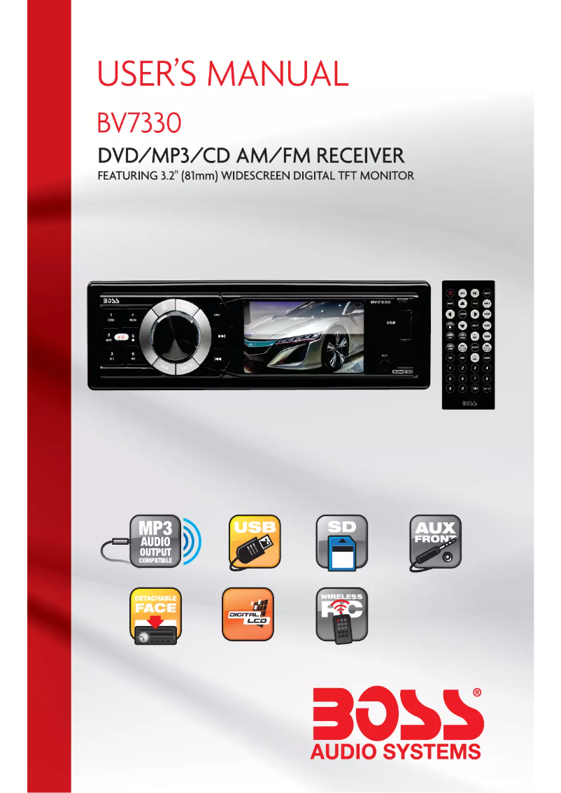 Página nº 1 - Manual de usuario Boss BV7330