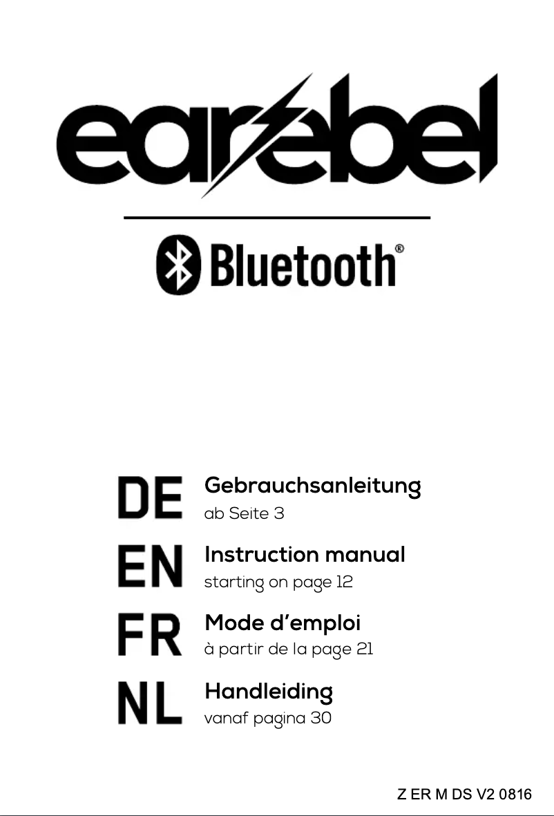 Página 1 del manual Manual de usuario earebel KnitKit Strickset