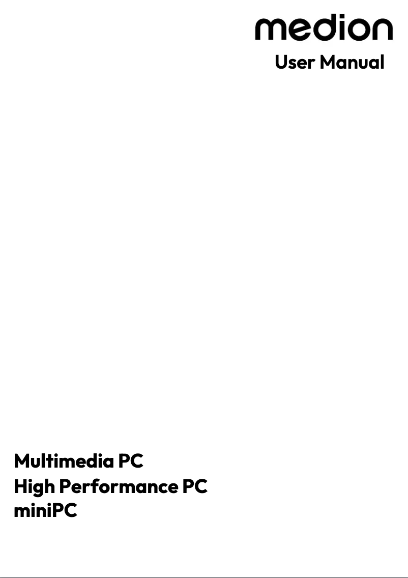 Página nº 1 - Manual de usuario Medion Akoya S22004 (MD 35238)