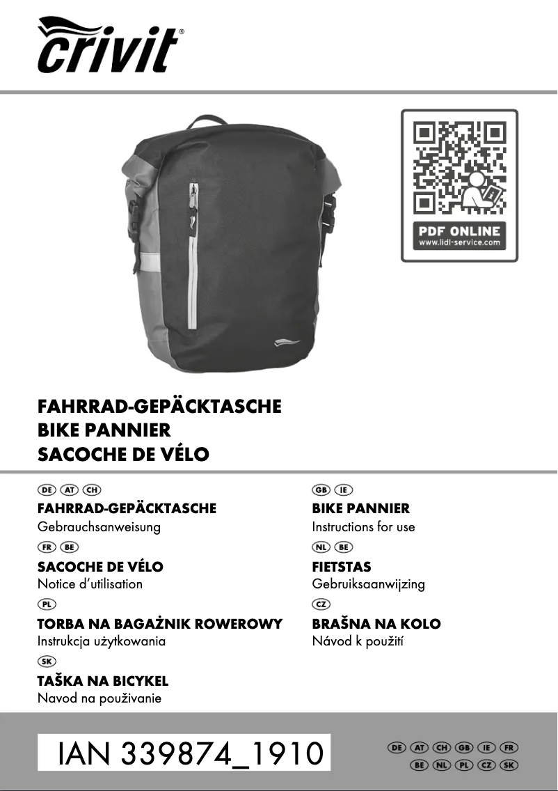 Imagen de la primera página del manual del dispositivo IAN 339874