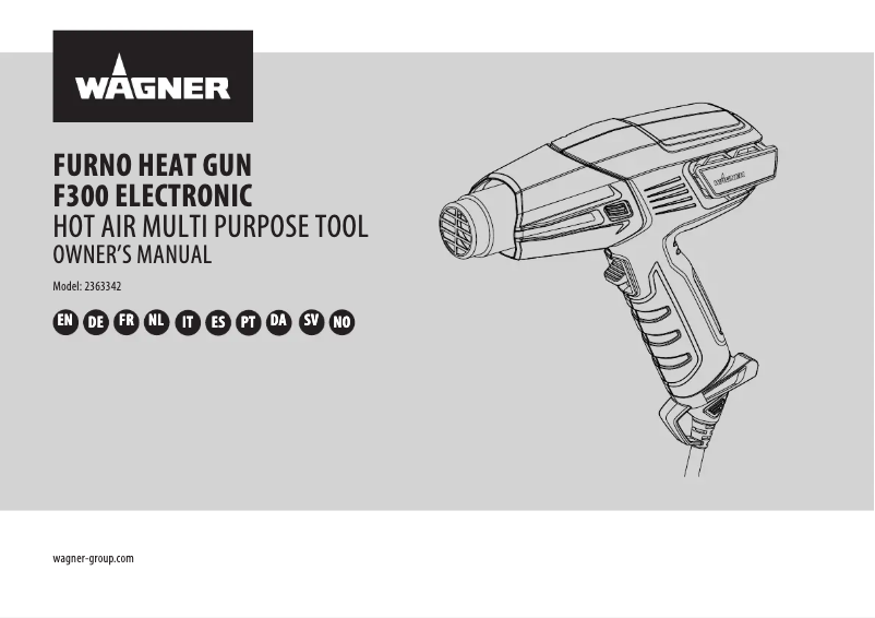 Página 1 del manual Manual de usuario Wagner Furno F300