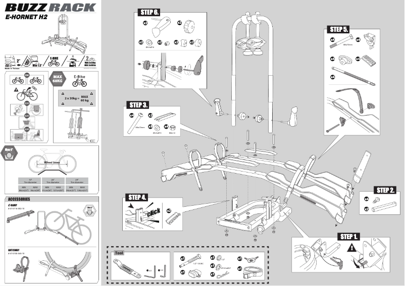 Página 1 del manual Manual de usuario Buzz Rack E-Hornet H2