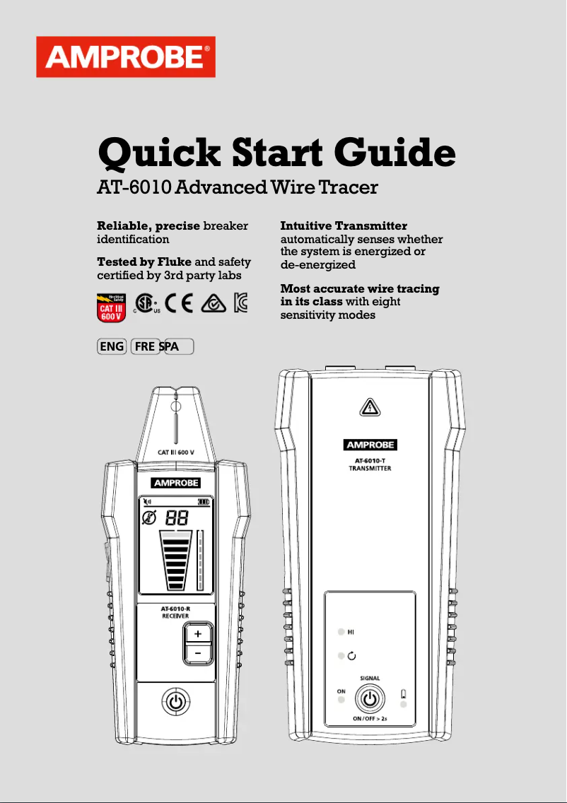 Imagen de la primera página del manual del dispositivo AT-6010