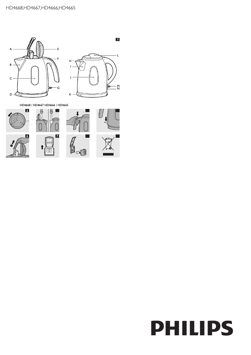 Imagen de la primera página del manual del dispositivo HD4666