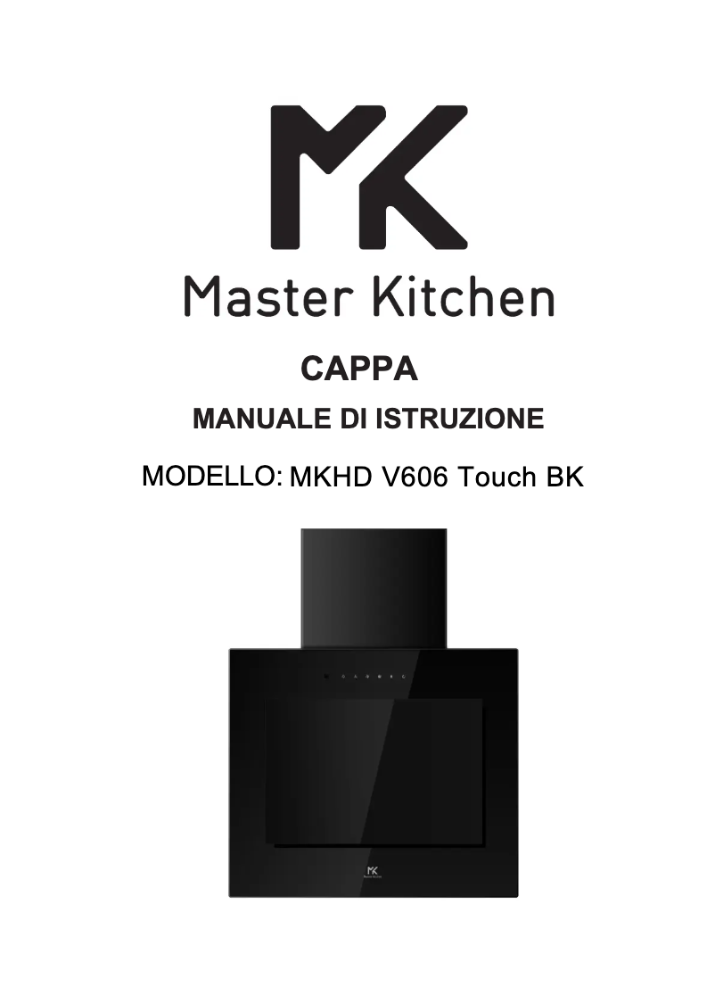 Página 1 del manual Manual de usuario Master Kitchen MKHD V606 TOUCH BK