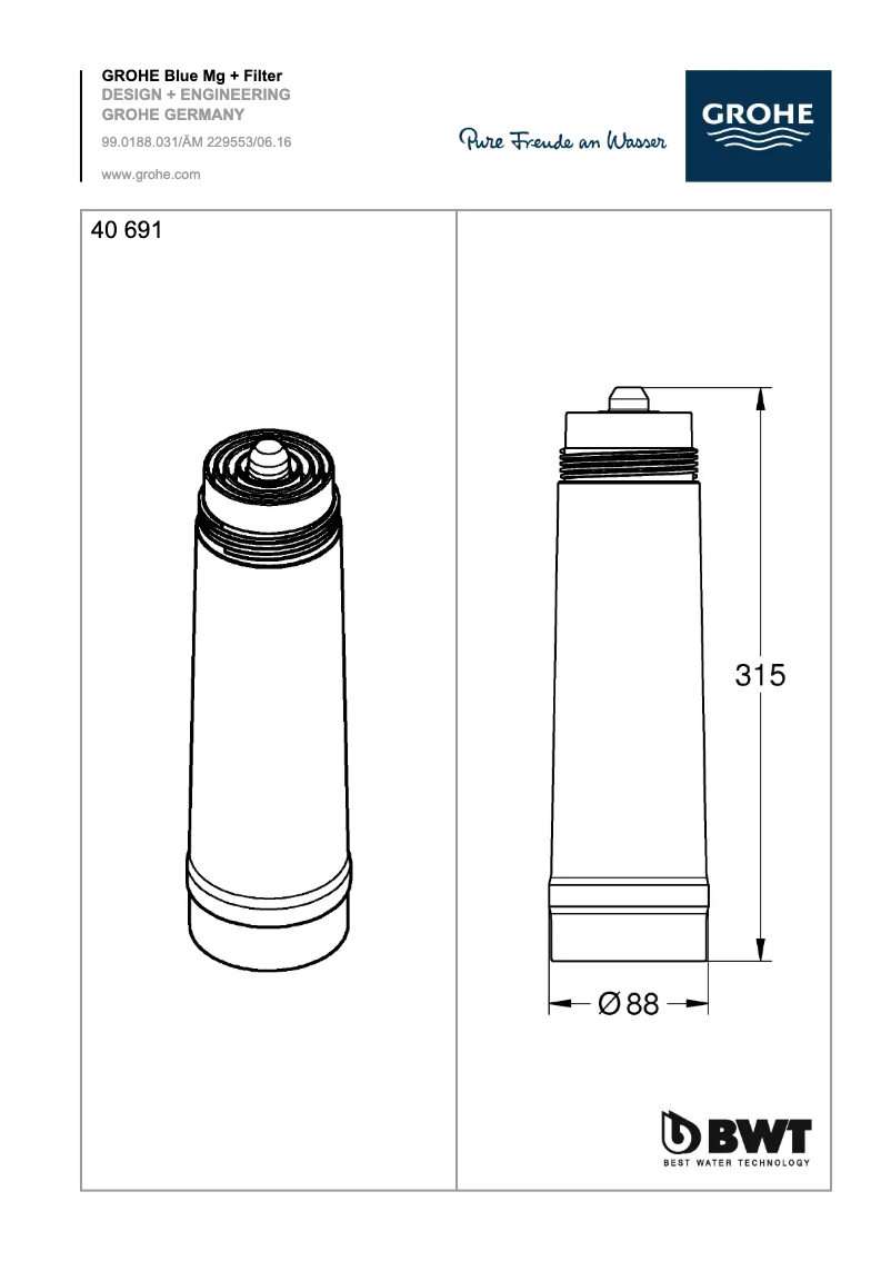 Imagen de la primera página del manual del dispositivo 40691001
