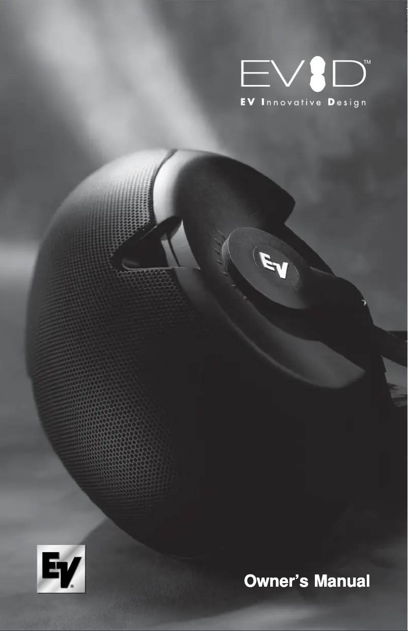 Imagen de la primera página del manual del dispositivo EVID 3.2