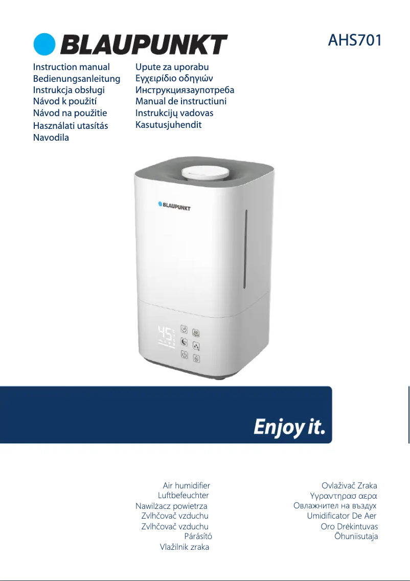 Página 1 del manual Manual de usuario Blaupunkt AHS701