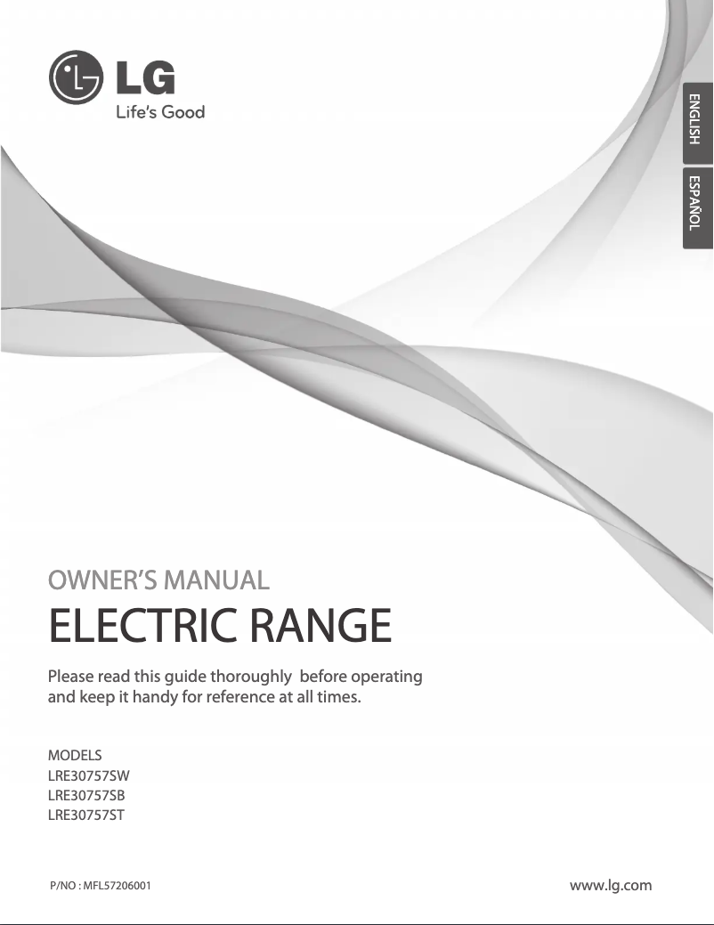 Imagen de la primera página del manual del dispositivo LRE30757ST