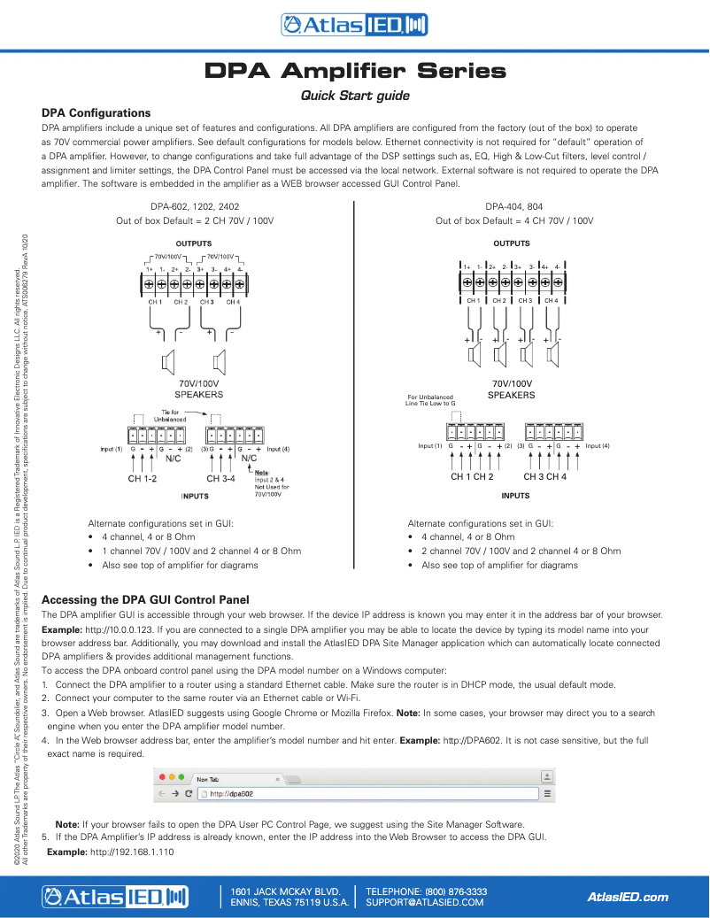 Imagen de la primera página del manual del dispositivo DPA1202