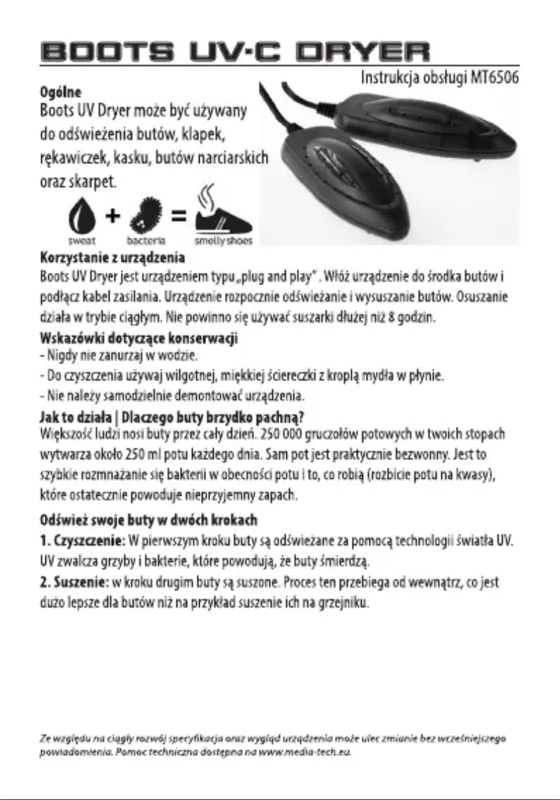 Página 1 del manual Manual de usuario Media-Tech MT6506