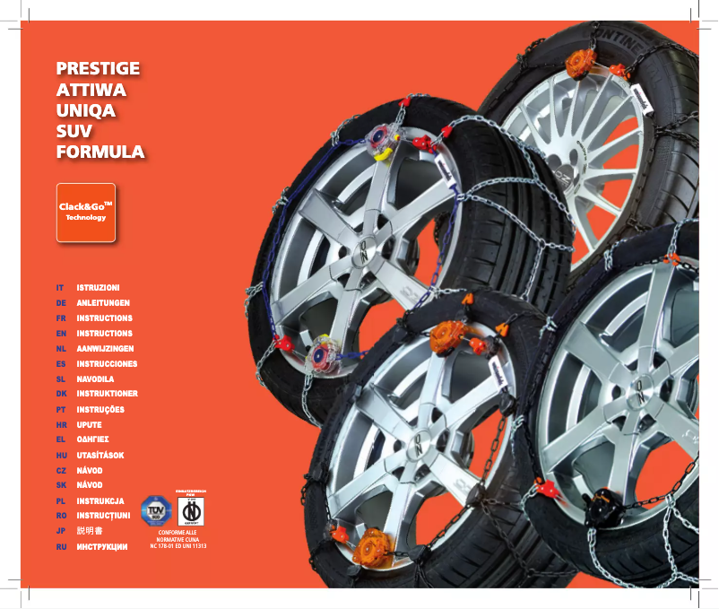 Imagen de la primera página del manual del dispositivo SUV RTS