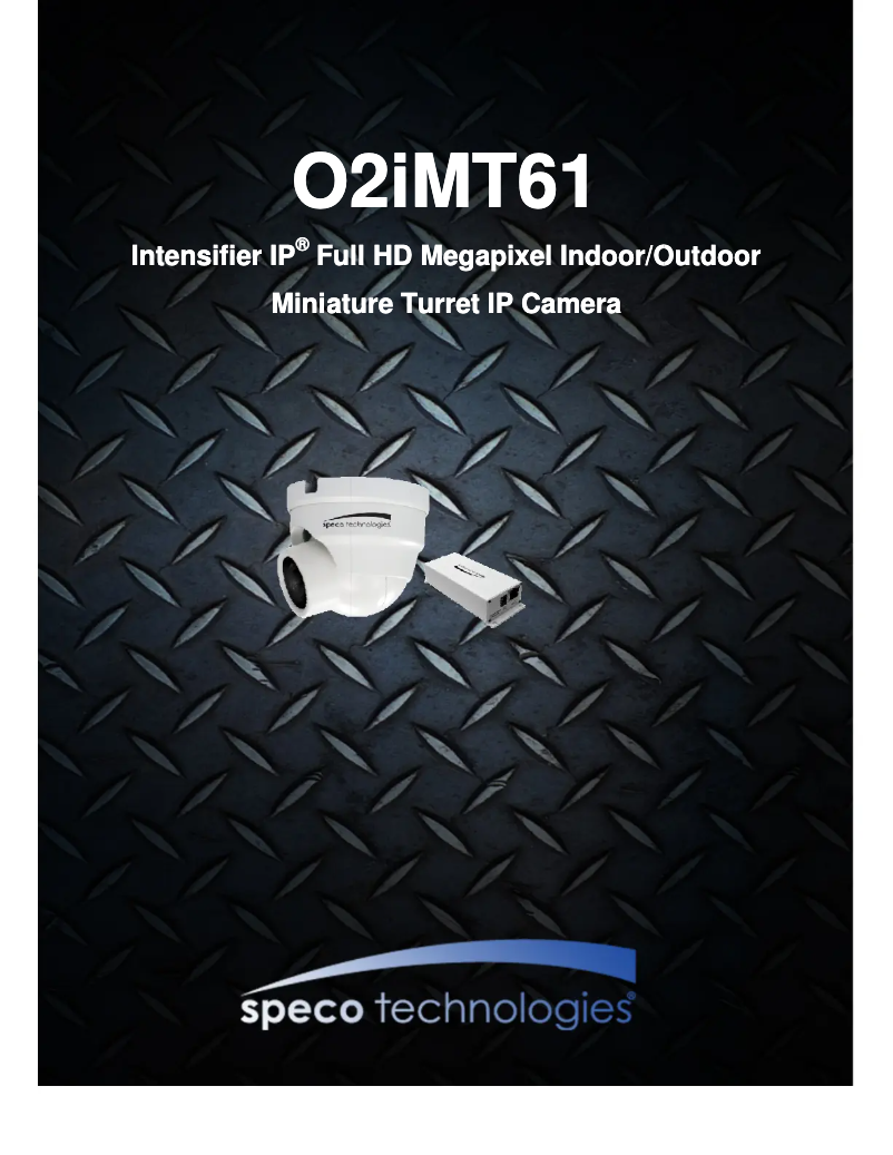 Página nº 1 - Manual de usuario Speco Technologies Intensifier IP OIMD1W