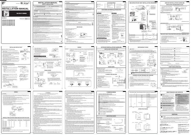 Imagen de la primera página del manual del dispositivo ATXC35CV1B