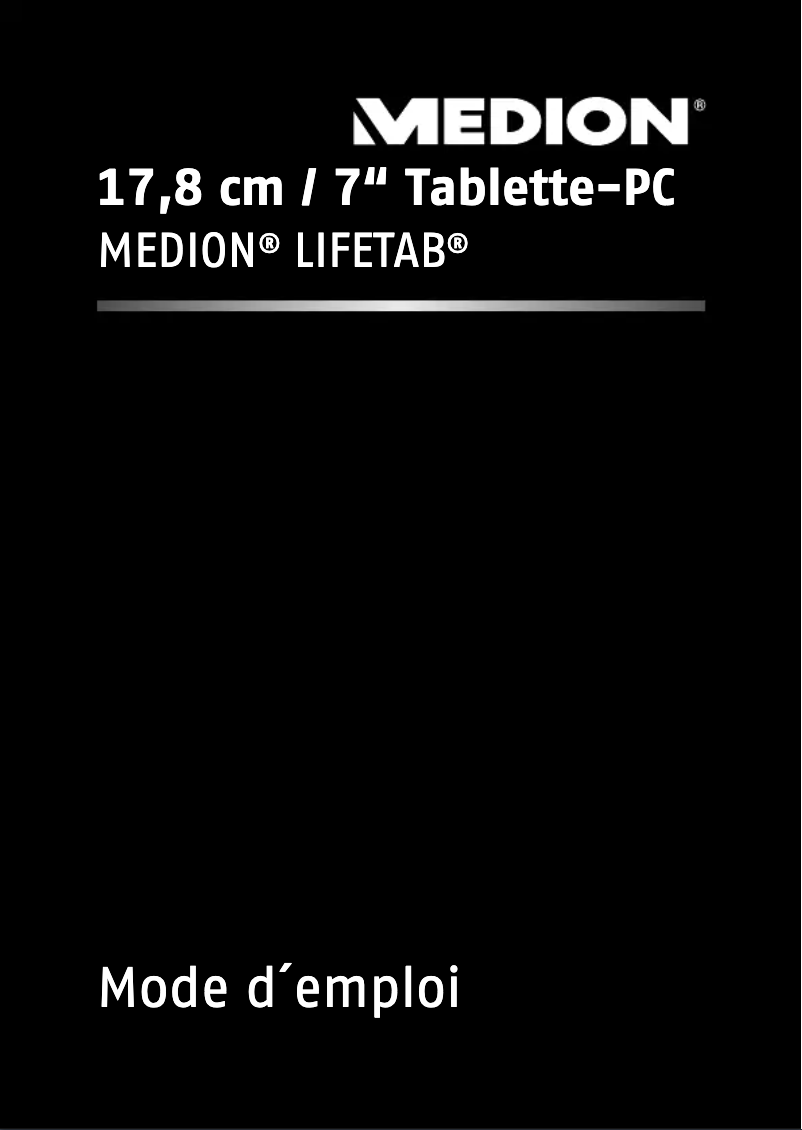 Imagen de la primera página del manual del dispositivo LifeTab E7316 (MD98282)