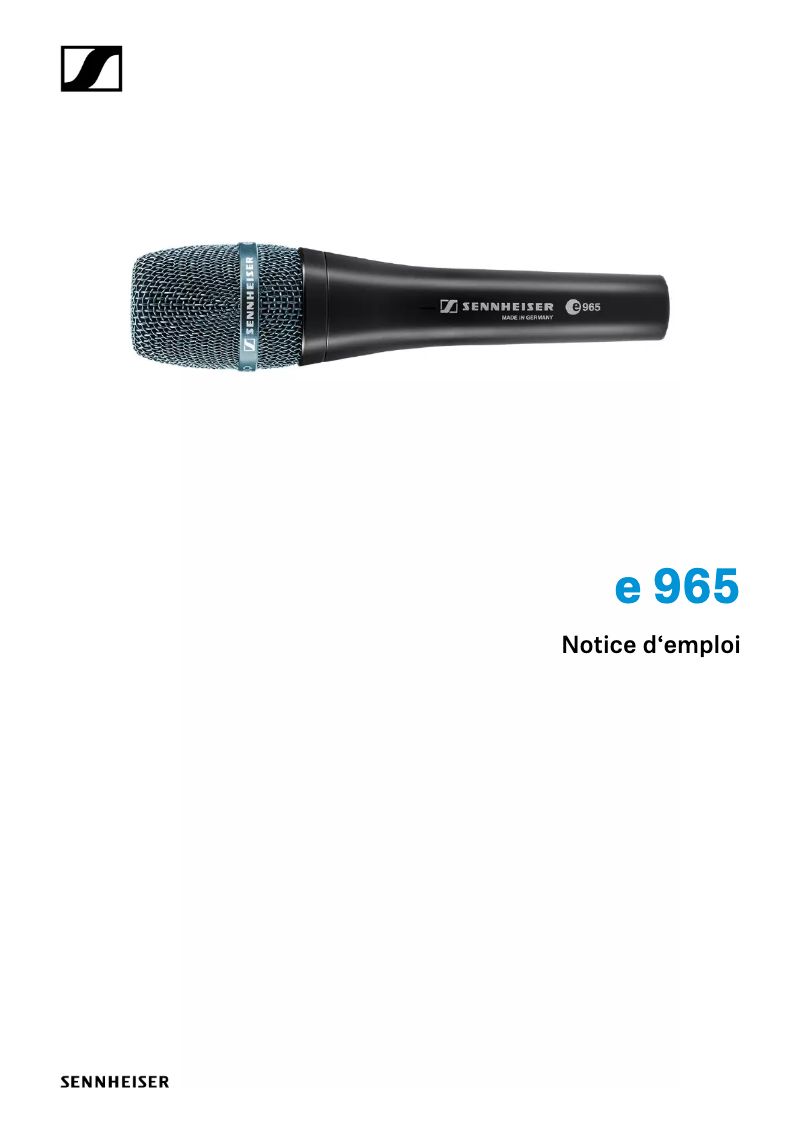 Imagen de la primera página del manual del dispositivo e965