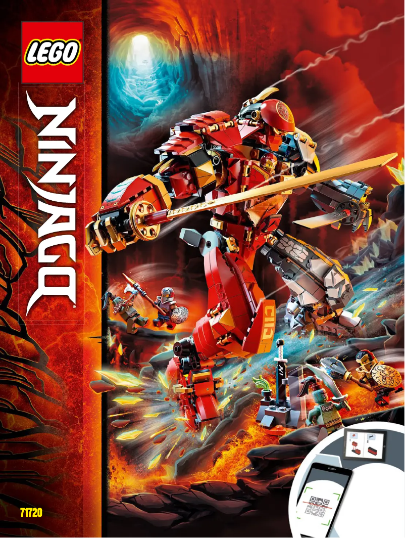 Imagen de la primera página del manual del dispositivo Ninjago 71720
