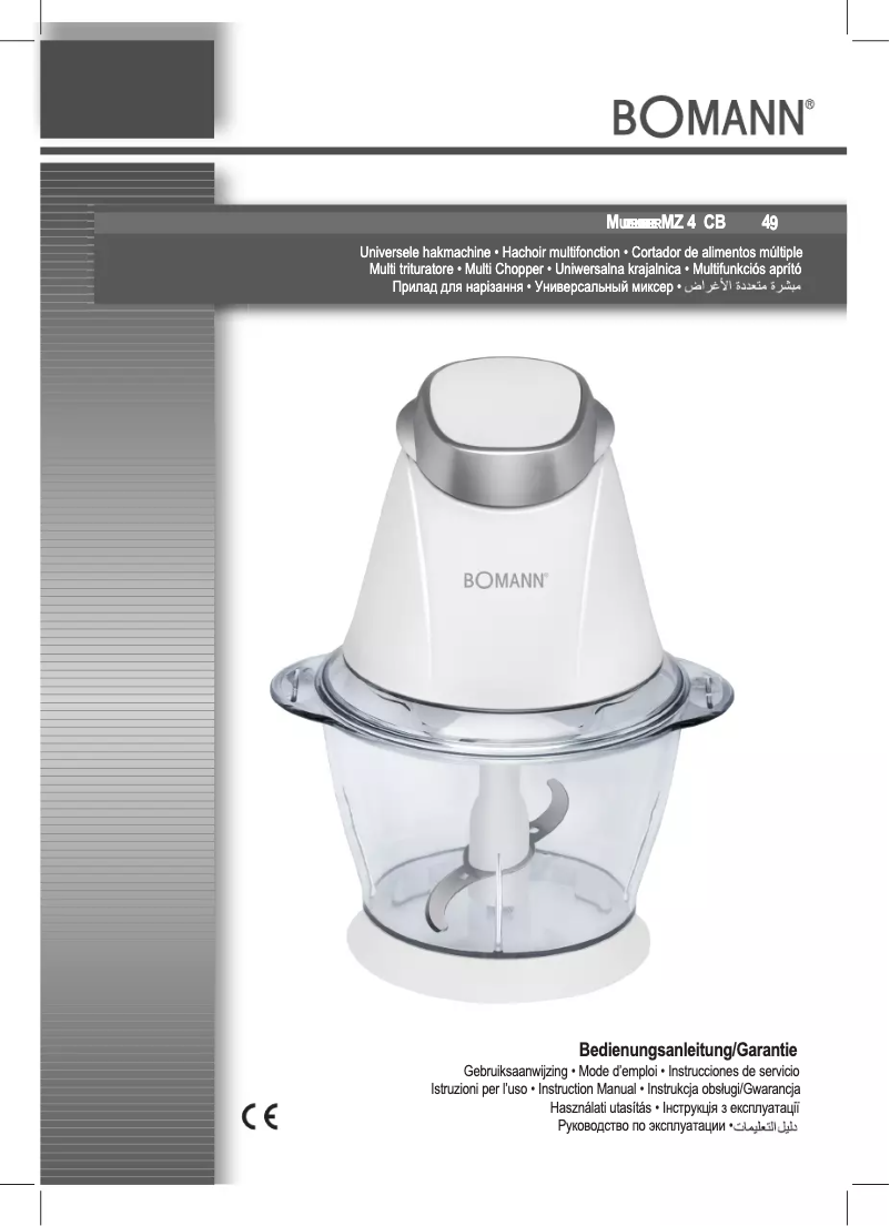 Página 1 del manual Manual de usuario Bomann MZ 449 CB