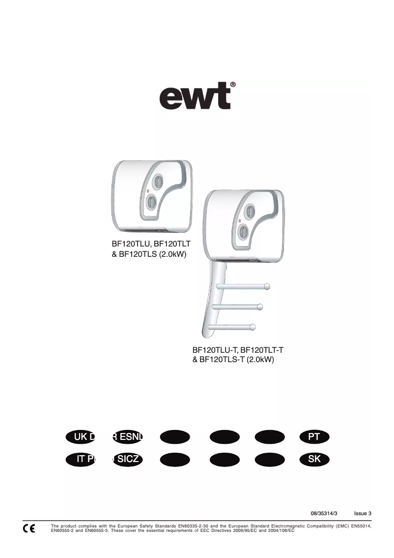 Página nº 1 - Manual de usuario EWT BF120TLU
