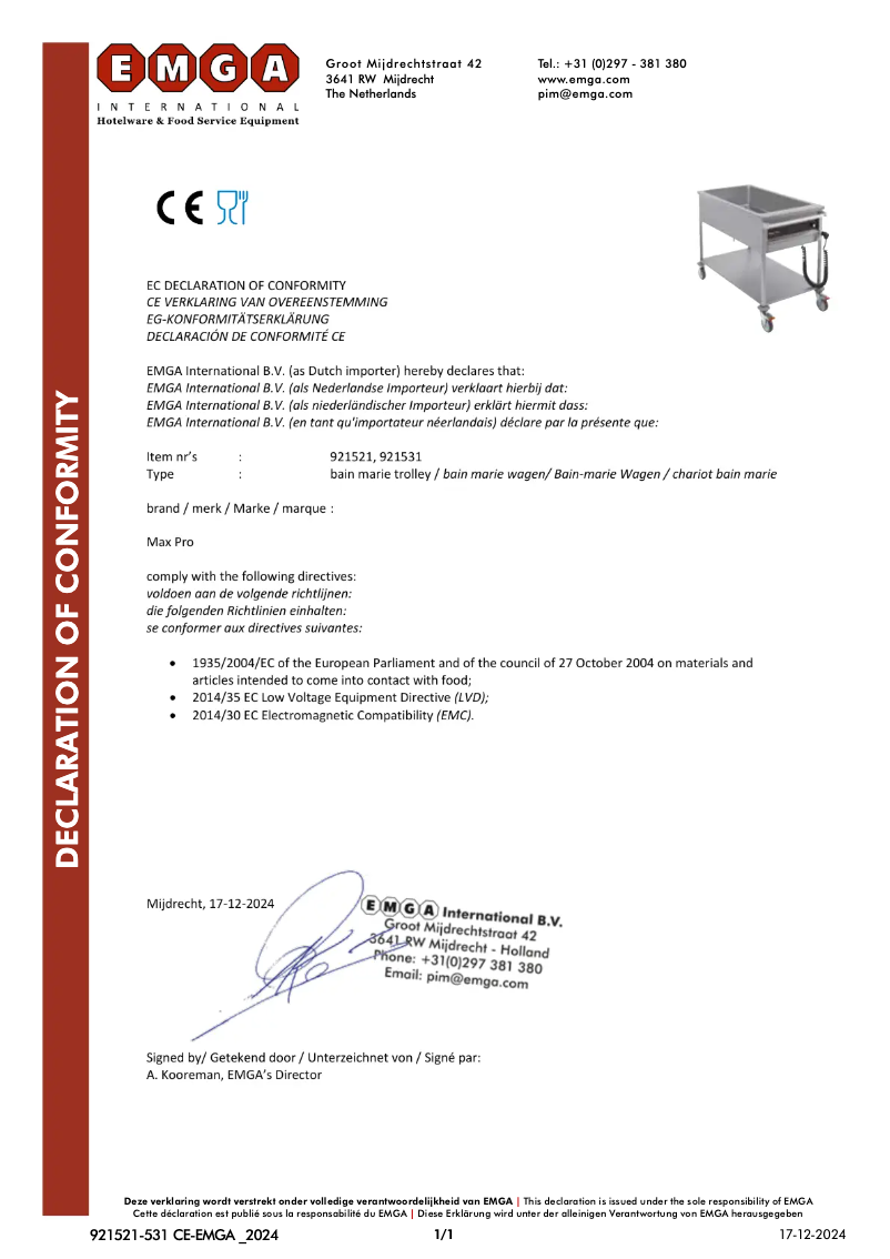 Imagen de la primera página del manual del dispositivo 921521