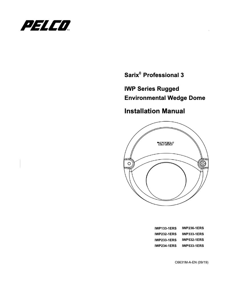 Imagen de la primera página del manual del dispositivo Sarix Professional IWP532-1ERS