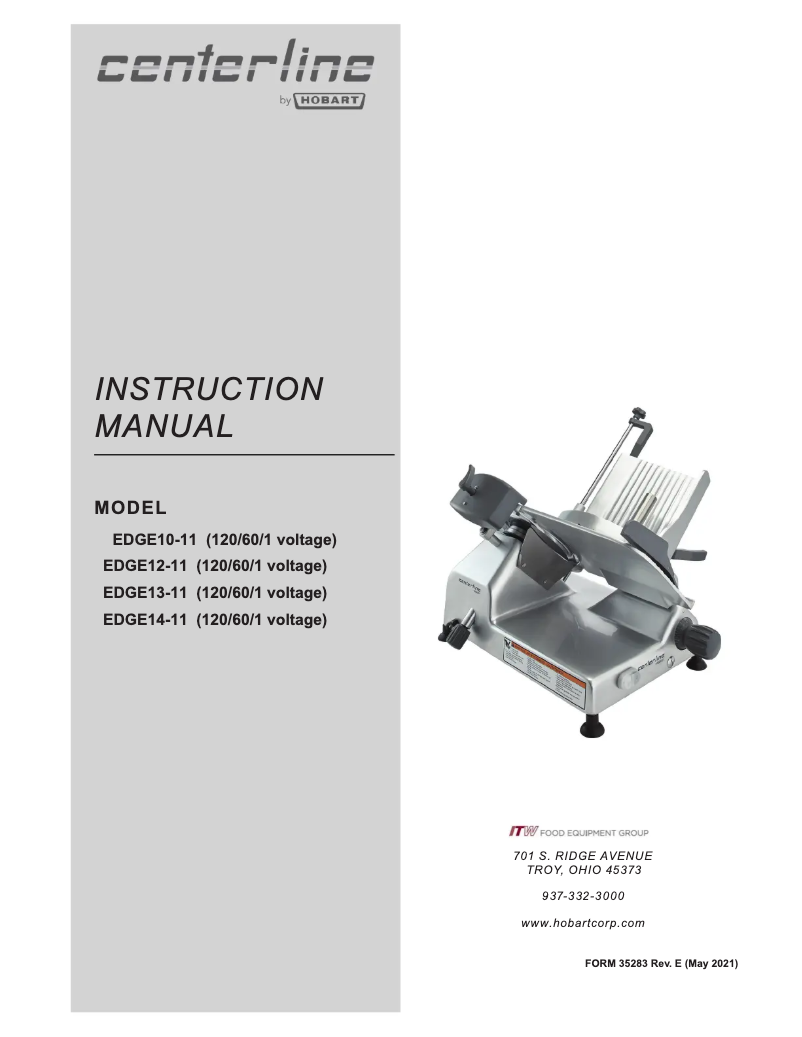 Imagen de la primera página del manual del dispositivo EDGE10