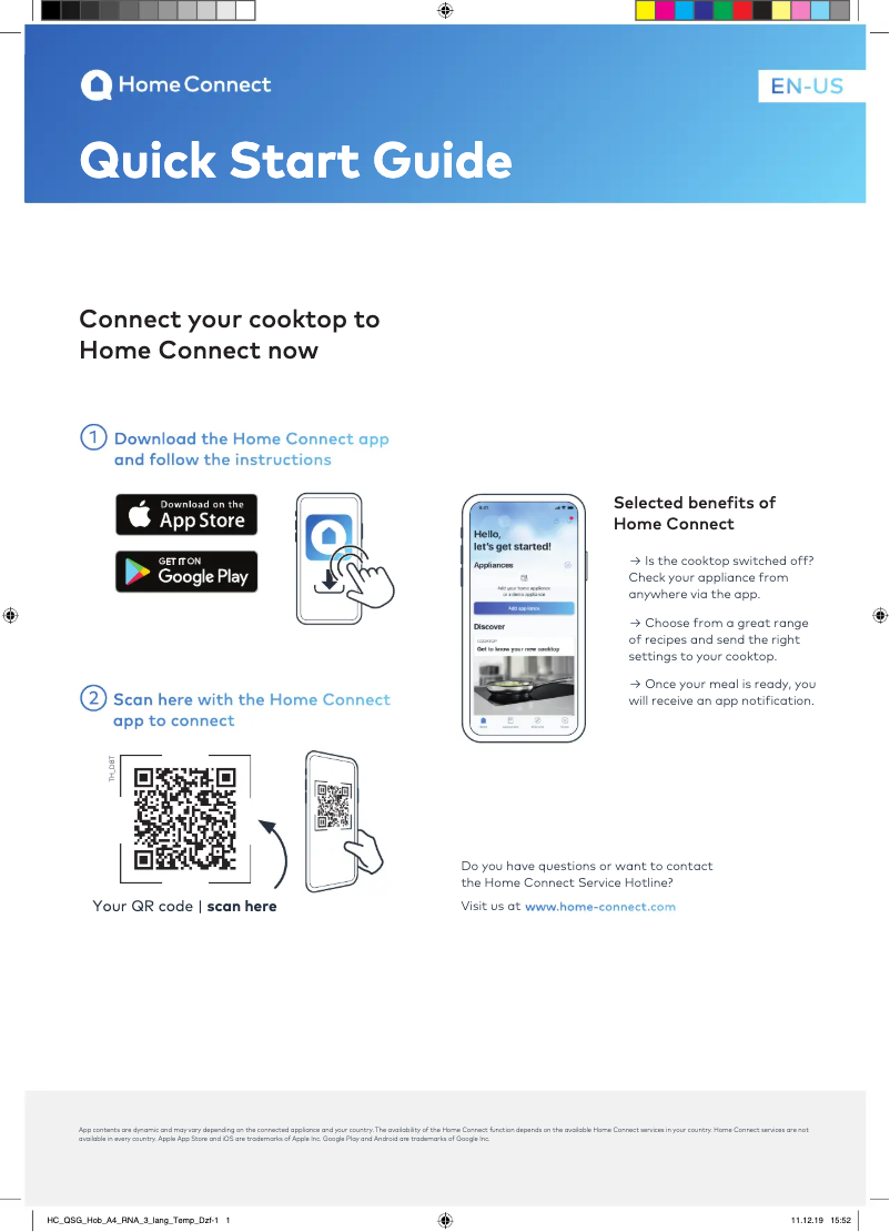 Página 1 del manual Guía de inicio rápido Thermador CIT30YWBB