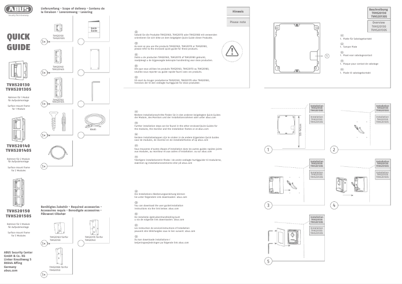 Imagen de la primera página del manual del dispositivo TVHS20140