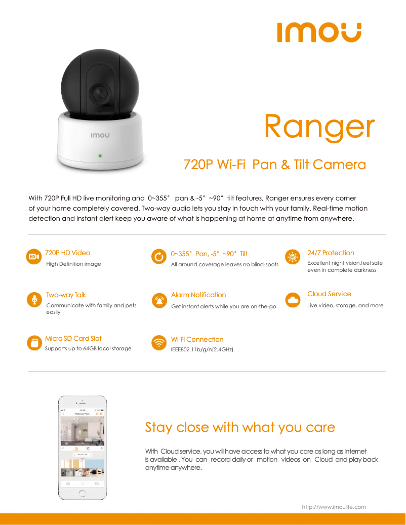 Imagen de la primera página del manual del dispositivo Ranger